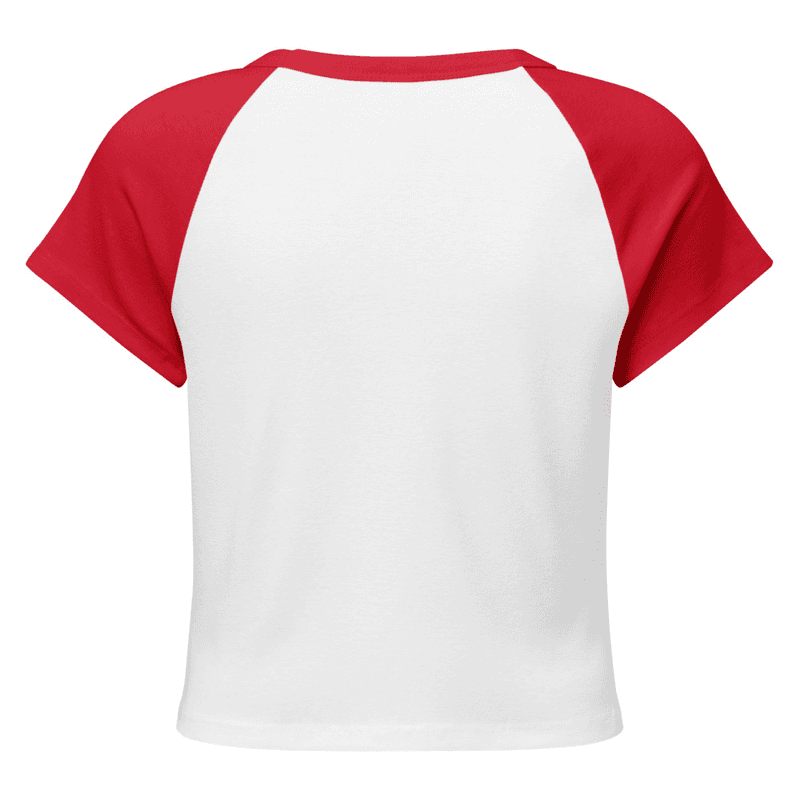Women’s micro rib raglan baby tee